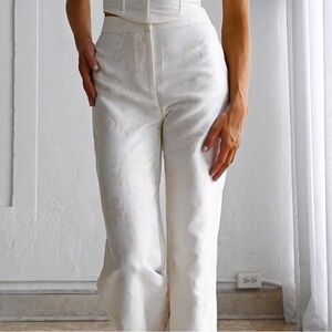 Lillian Pants White by Yellow the label